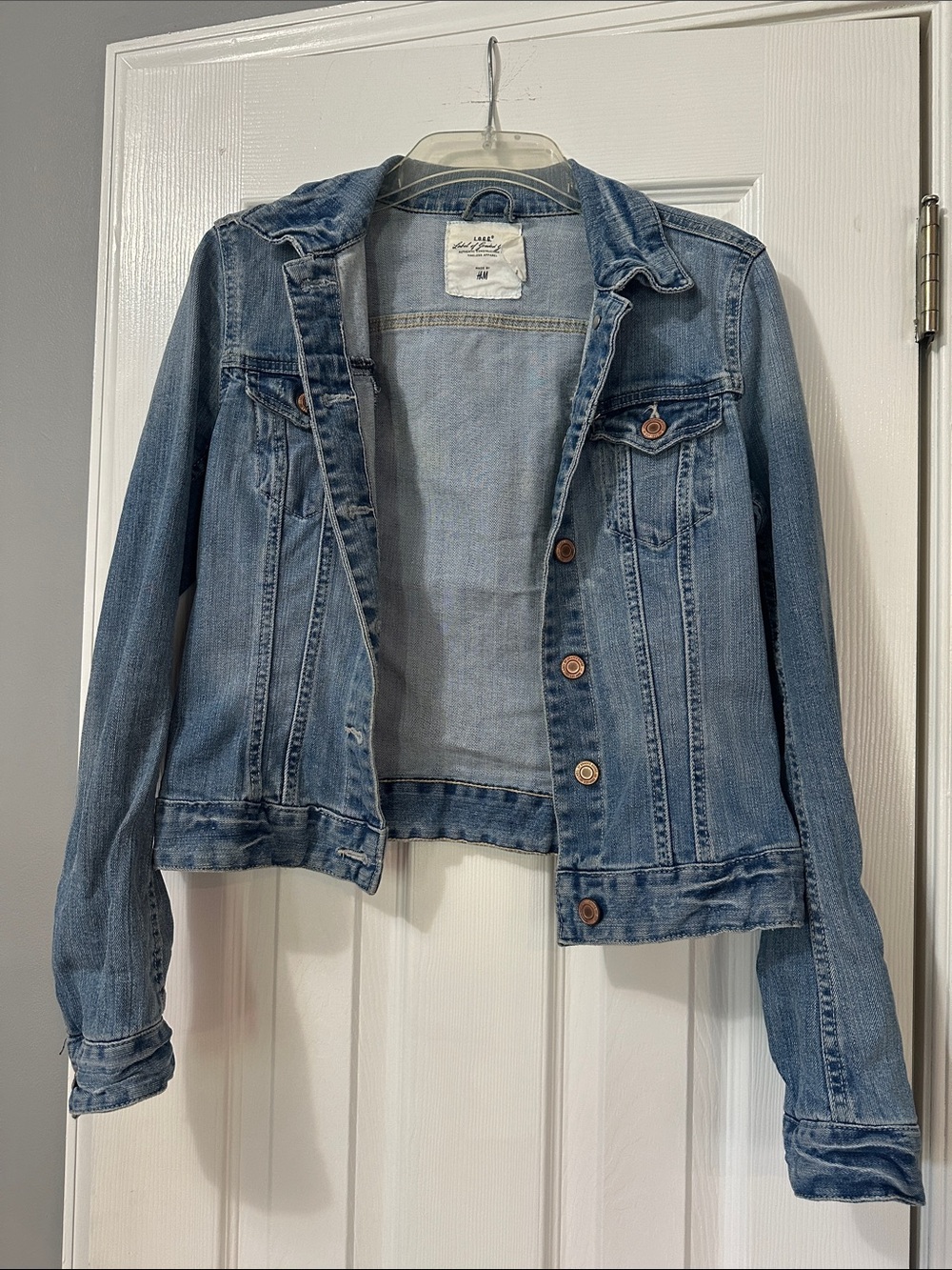 H&M Light Blue Denim Jean Jacket